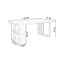 Bureau rectangulaire brun en bois massif-1927030775