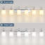 Luminaires de meuble-lavabo en verre Mid-Century E26-1445137098-1445137089