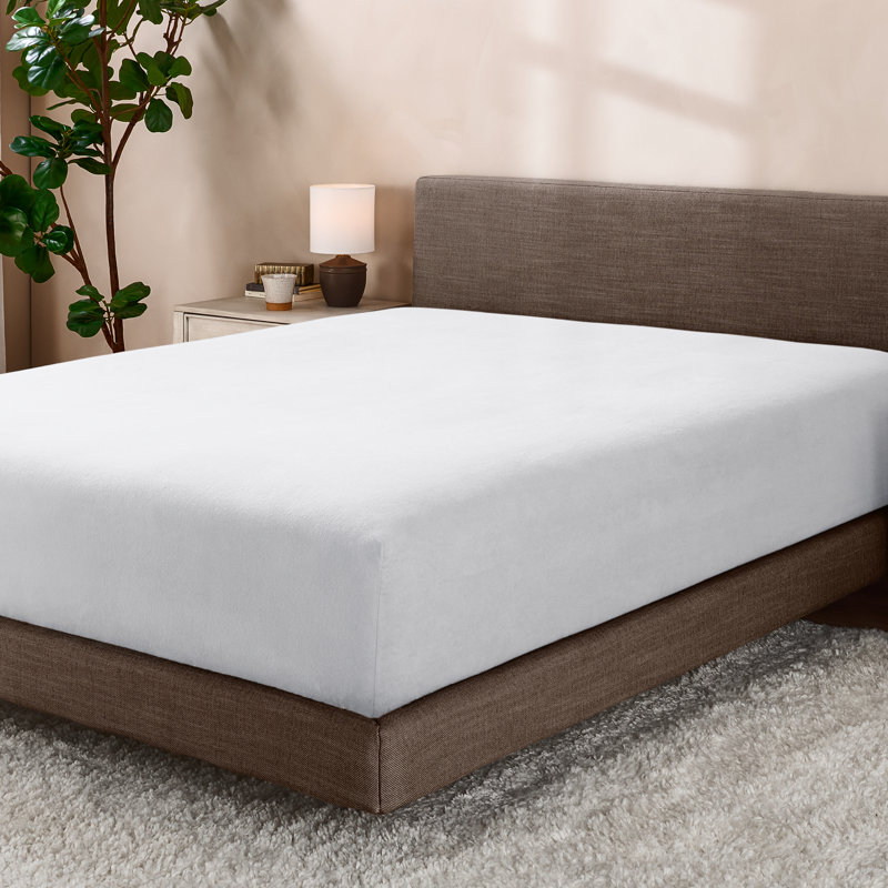 Micro Fleece Super Soft Fitted Sheet, King Fitted Sheet, White