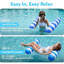 Ensemble de 2 flotteurs pour hamac pour adultes, 4 dans 1 piscine gonflable multi-usages pour piscine-125324250