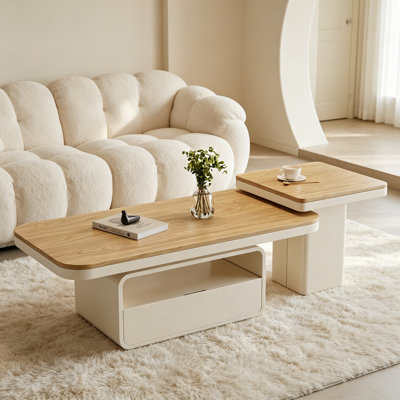 Table basse de style crème française