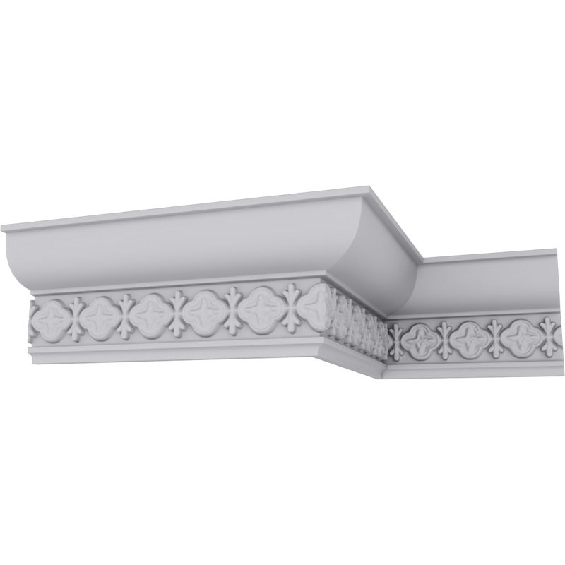 Amelia White Urethane Decorative Crown Moulding