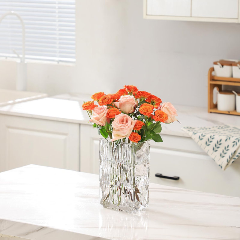 Carmelindo Glass Table Vase, Clear