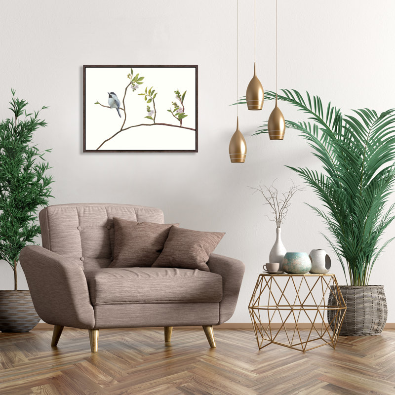 «Birdy VII» par Fern Cassidy - peinture sur toile tendue