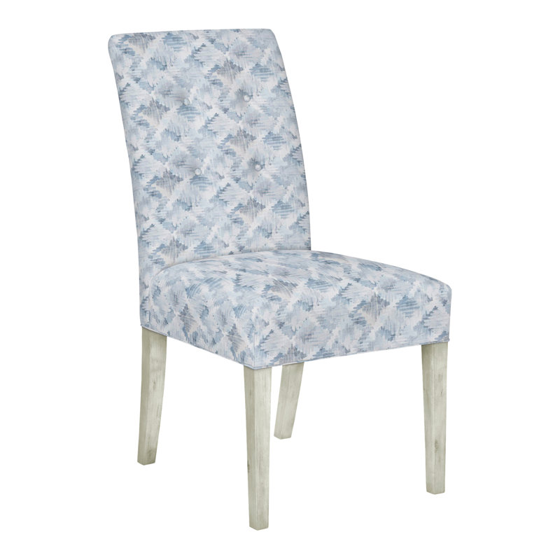 Butler Buttoned-Back Side Chair, Nomad Sand, Wrenn
