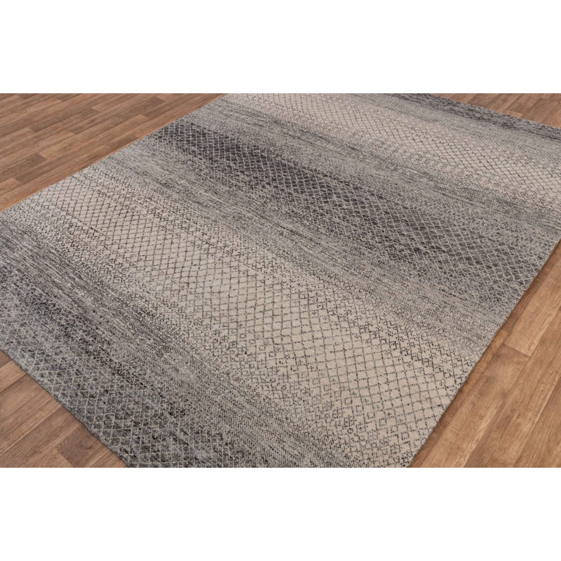 Tapis contemporain noué à la main Dover