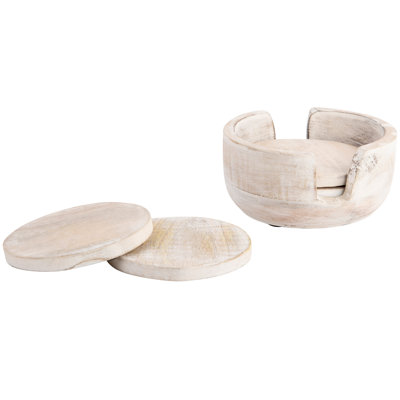 Ensemble de sous-verres avec support