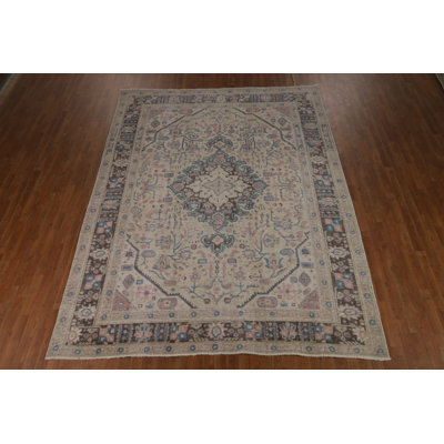 Geometric Wool Traditional  Area Rug 8x11