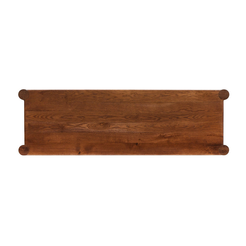 Ezri 6 - Drawer Solid Wood Dresser, Walnut