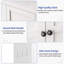  4-Piece Metal Pantry Cabinet with Adjustable Shelves & Anti-Tip Safety，for Kitchen, Living Room.