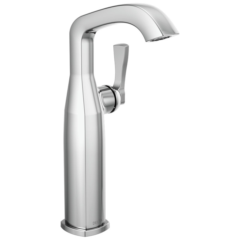 Robinet pour salle de bain à poignée simple, Chrome Lumicoat