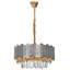 AGUARICO Glass Brass Chandelier