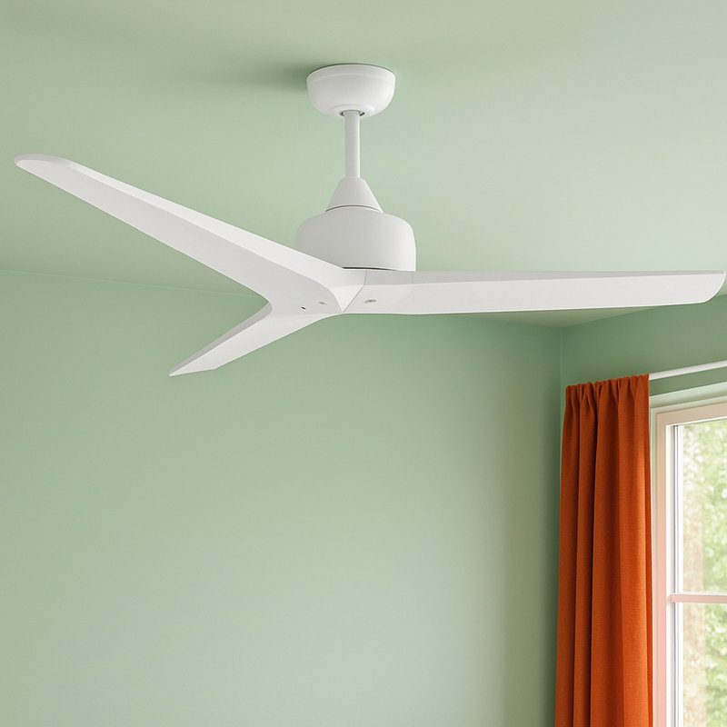 Chisel 52-in Smart Fan w/ HIRO Remote, White