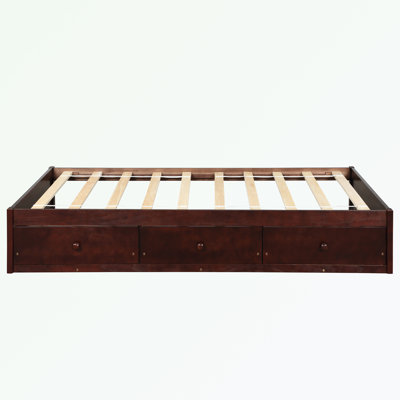 Kutsi 14.1" Solid Wood Platform Bed