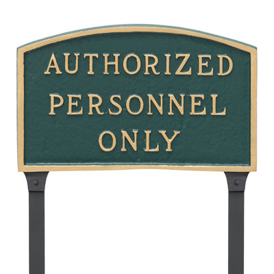 Weather Resistant Metal Garden Sign