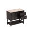 Ensemble de meuble-lavabo 36 po avec lavabo sous-comptoir en céramique, meuble-lavabo autoportant avec 4 tiroirs et structure en bois massif-111123739