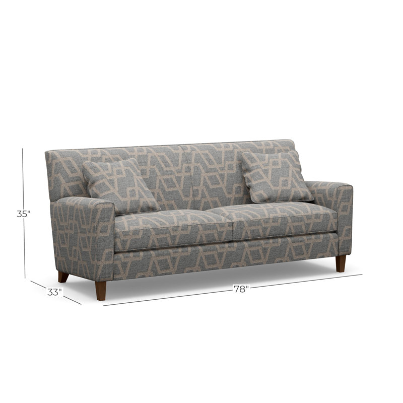 Lawrence Sofa, Perky 855437, Walnut
