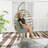 Outdoor PE Rattan Hanging Swing Chair with Heavy-duty Double Rope-582207361-582207412