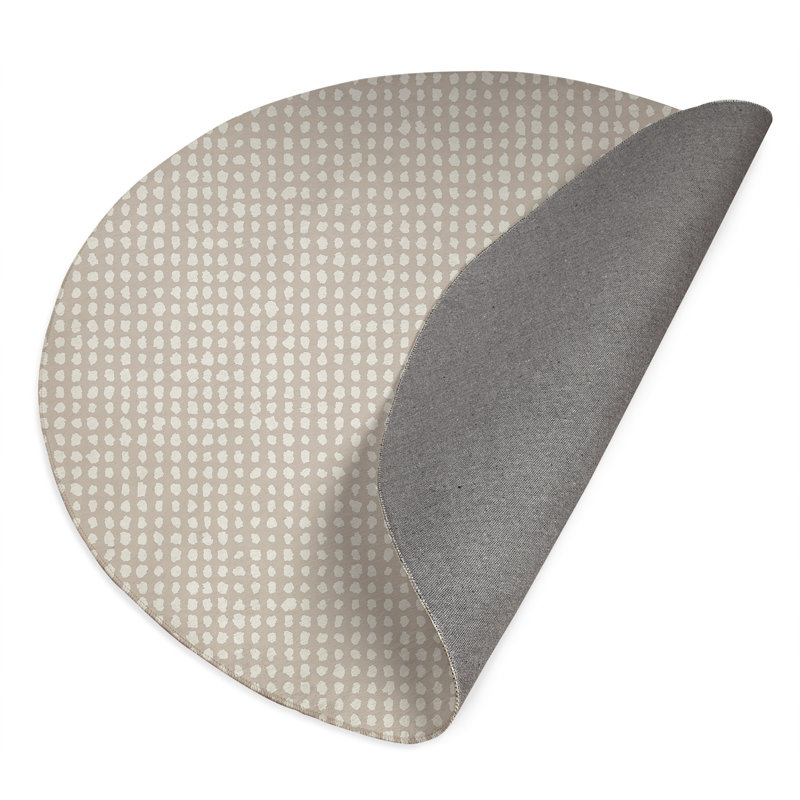 Tapis de jeu pour enfants Grunge Row, Taupe