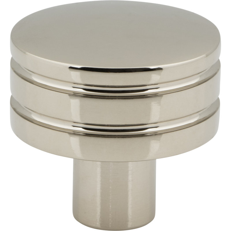 Griffith 1.25" Diameter Mushroom Knob, Polished Nickel