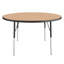 Table d’activité circulaire 48 po thermo-fusible réglable Contour-130120020