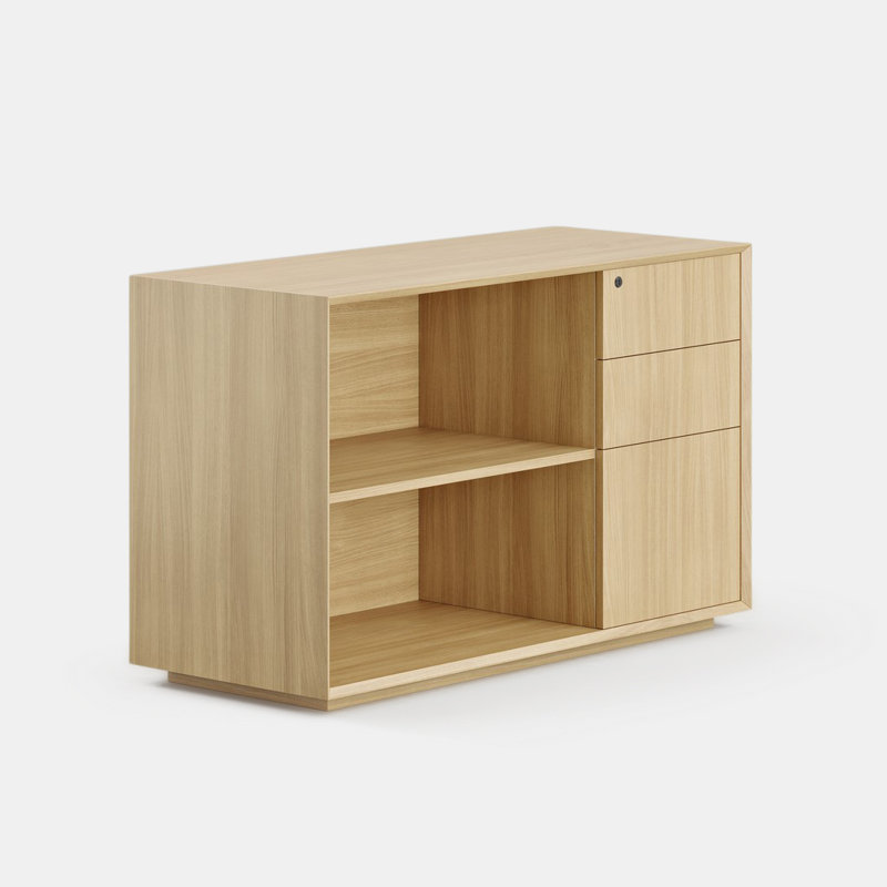 Credenza, Right, Woodgrain