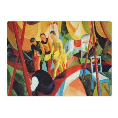 Circus by August Macke Chopping Board