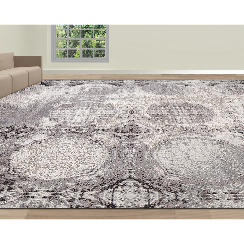 Geometric Area Rug, Rectangle 9' x 12'