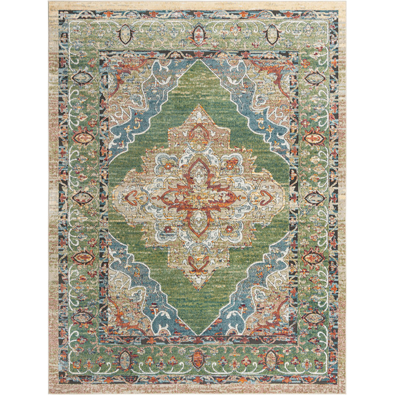Mekalah Oriental Indoor Rug, Rectangle 9' x 12'