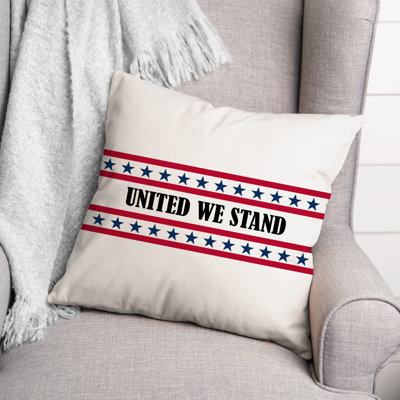 United We Stand Throw Pillow