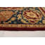 Tapis en laine rouge foncé/doré/bleu 6 pi x 9 po main one-of-kind-noué la 2010 ushak Xanthos