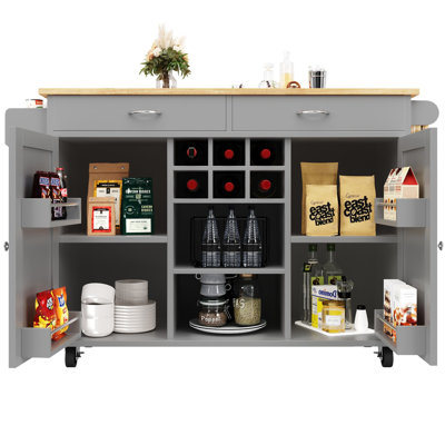 Wood Kitchen Island