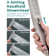12 Inch All-metal Dual Shower Head with Massage Mode Equipped 