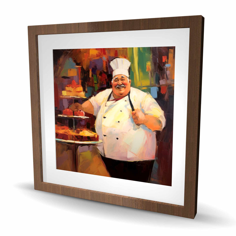 Jolly Chef - Décoration de cuisine contemporaine avec passe-partout, H 24 po x l 24 po