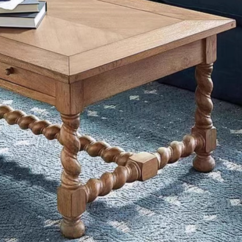 Single Coffee Table, 17.7" H x 47.2" L x 27.5" W