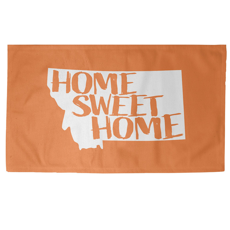 Tapis de zone orange montana home, Rectangle 2 pi x 3 pi