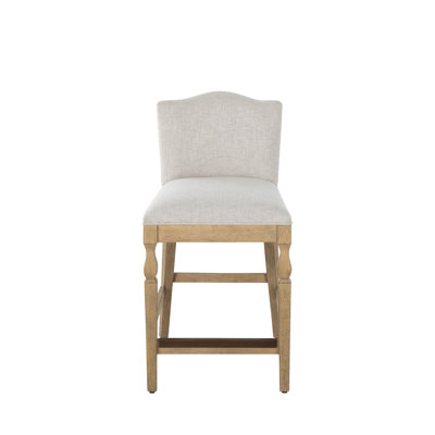 Gaston Upholstered Wooden Bar Stool