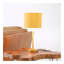 Lampe de table moderne et classique Villa Living Room Study Room Sereno Lampe de table décorative ocre et or 110-120V
