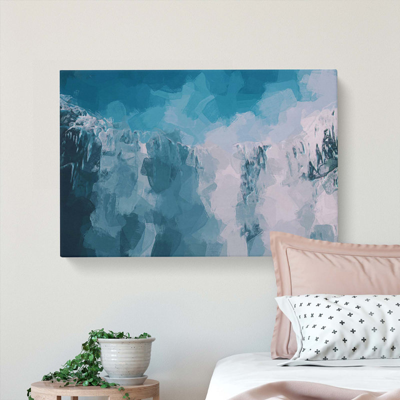Above A Waterfall In Abstract - Wrapped Canvas Painting, 40cm H x 60cm W x 3cm D