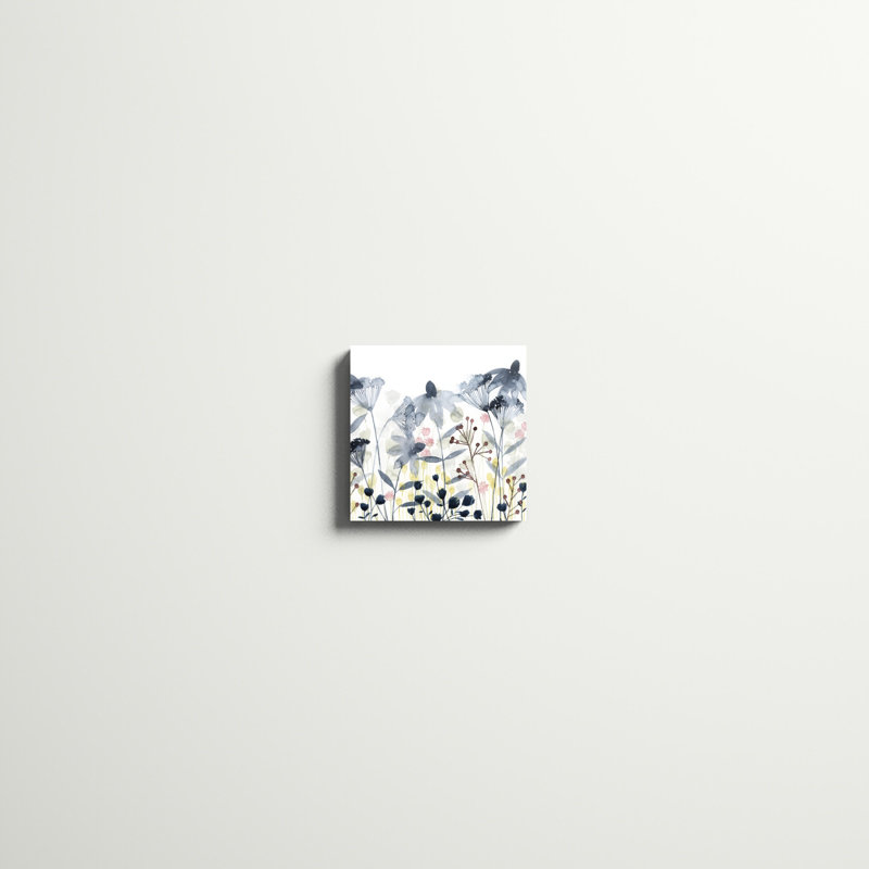 «Layered Gardens II», peinture sur toile, H 12 po x l 12 po