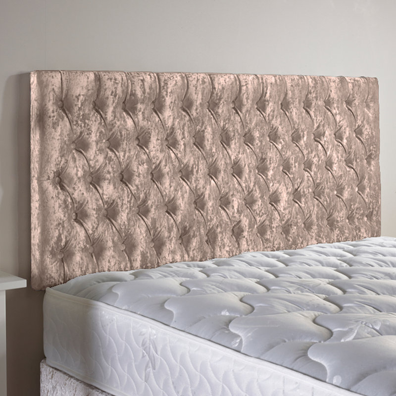Shaw Upholstered Headboard, Silver, Super King (6')