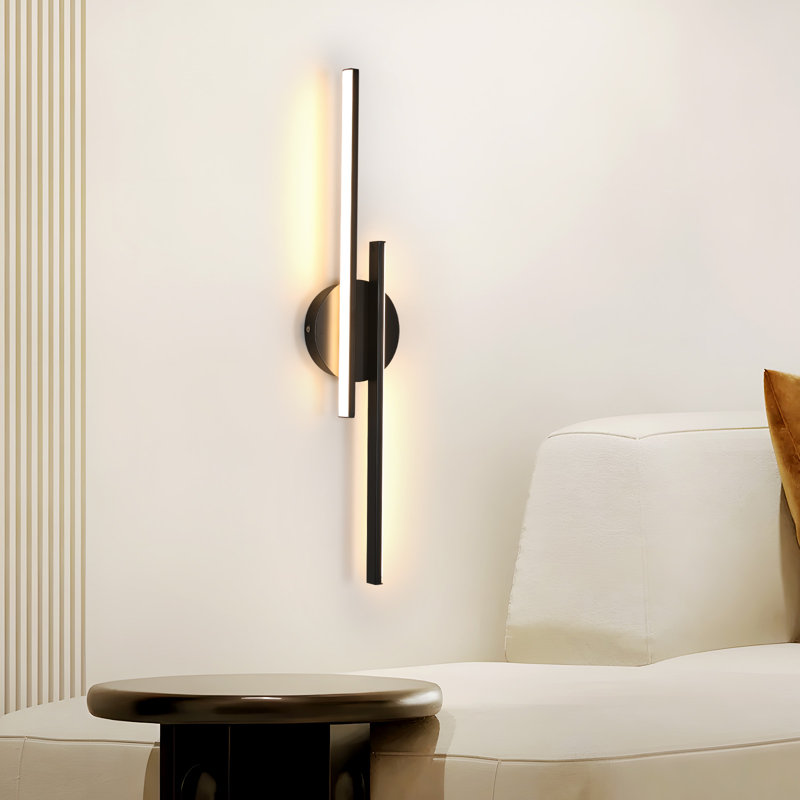 Darlyn 2-Light 60cm Aluminium LED Flush Mounted Sconce, 3000K