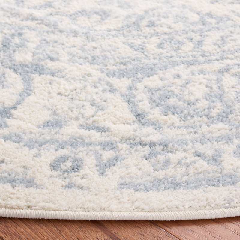 Tapis oriental ivoire / ardoise Nuss, Rectangle 3 pi x 5 pi