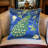 Embroidered Satin Reversible Pillow Cover