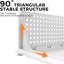 Panier de rangement empilable en plastique pour 4 vêtements et couvertures