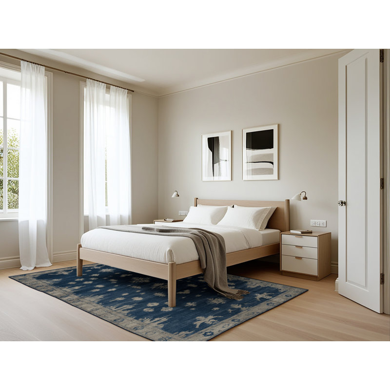 Tapis gris lavable à la machine, Rectangle 5 pi x 7 pi
