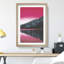 The Pink Forest Angles in Abstract - Picture Frame Graphic Art Print-55763407-55763408