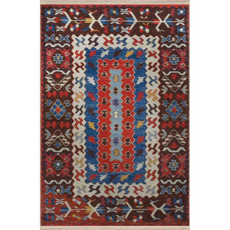 Tapis rectangulaire Wallas, Rectangle 5 pi 2 po x 8 pi 7 po