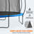 VEVOR Round Backyard Trampoline with Safety Enclosure