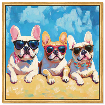 Cool Canine Collective Canvas Cute Pet Art Prints by Art Remedy